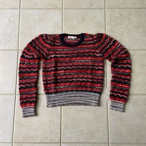 Tory Burch Multicolor Sweater with Silver Detail